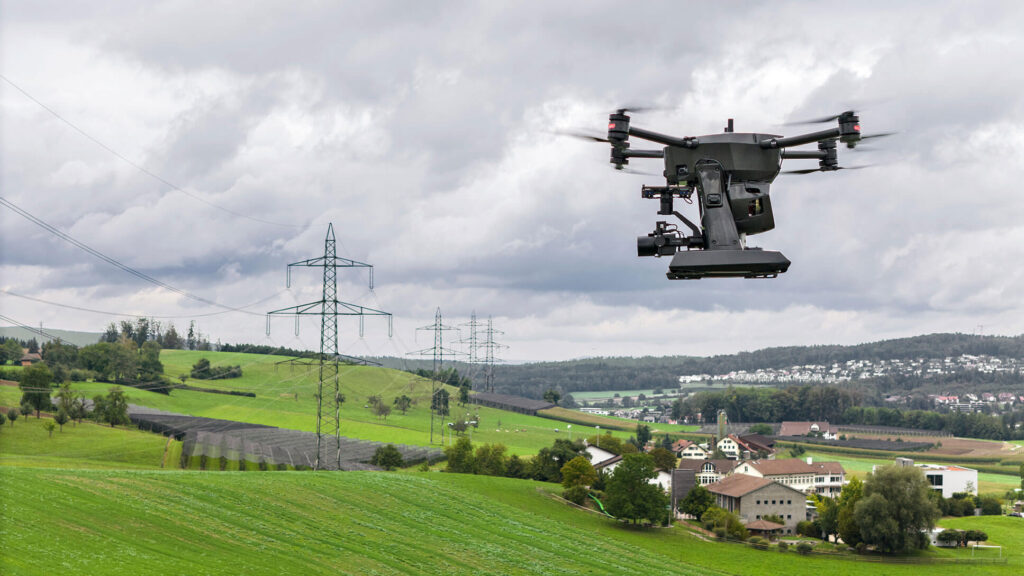 Xer Technologies X8 Drone Powerline inspection with LINIA Software