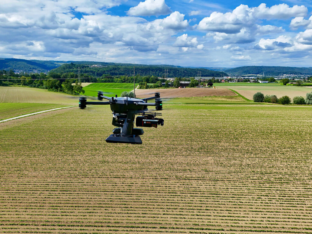 Xer Technologies X8 drone with GeoCue Trueview Sensor